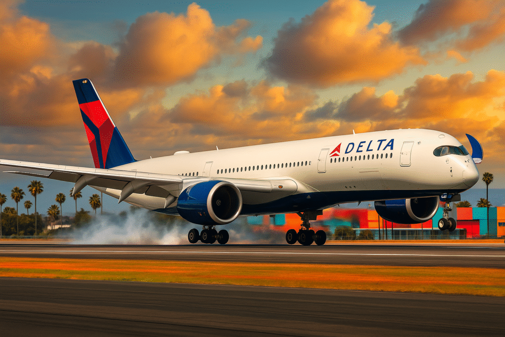 Delta Flight DL275 Airbus A350 landing at LAX after engine anti-ice system malfunction