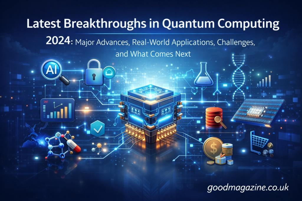 Latest Breakthroughs in Quantum Computing 2024: Major Advances, Real-World Applications, Challenges, and What Comes Next latest breakthroughs in quantum computing 2024